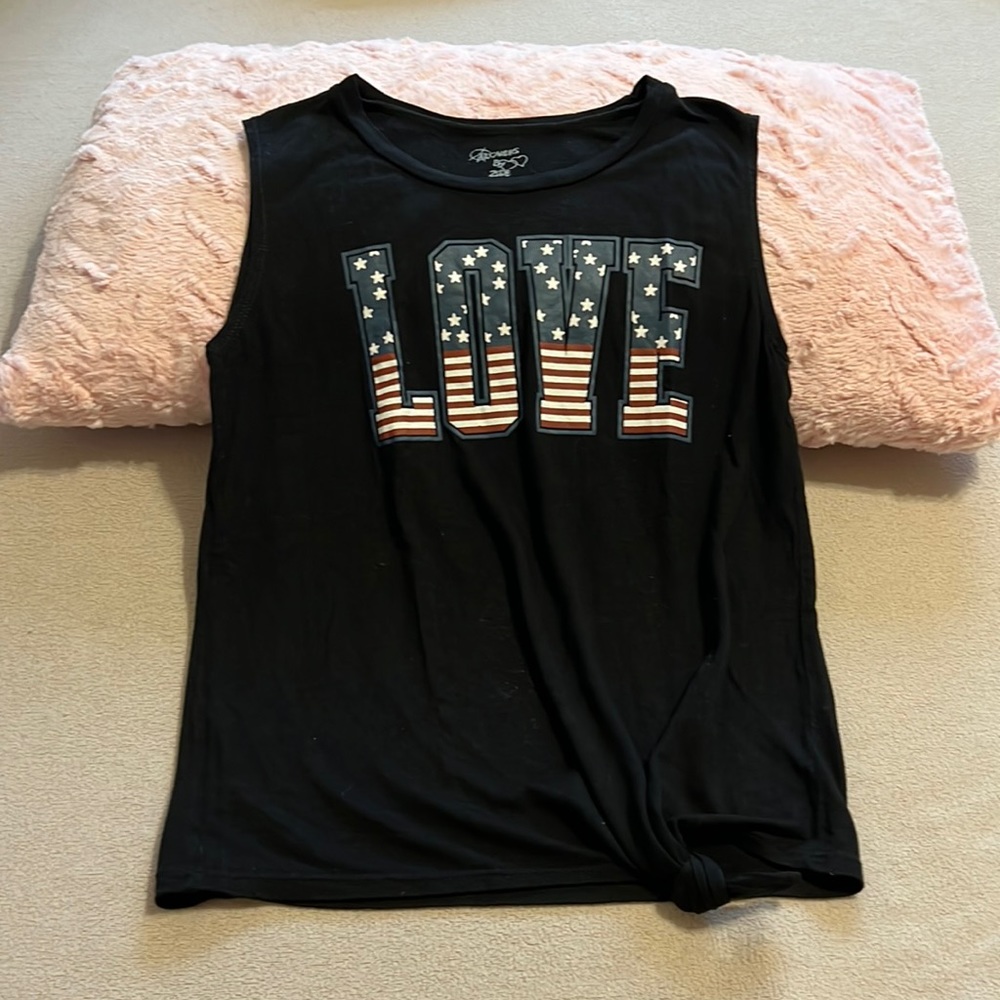 Flowers by Zoe LOVE tank Size L